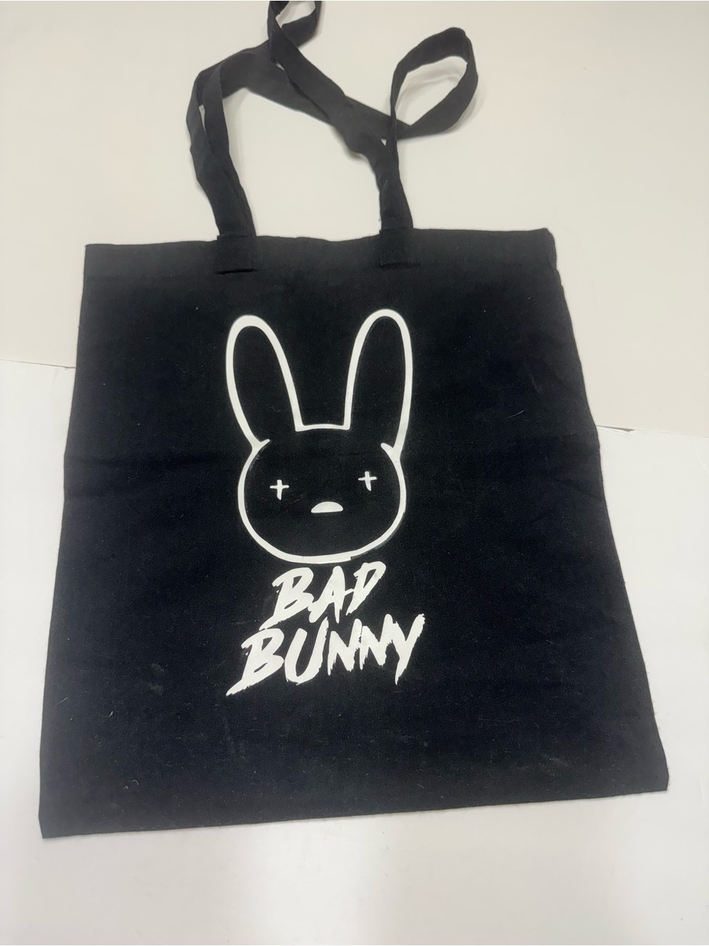 Black Bad Bunny Tote Bag